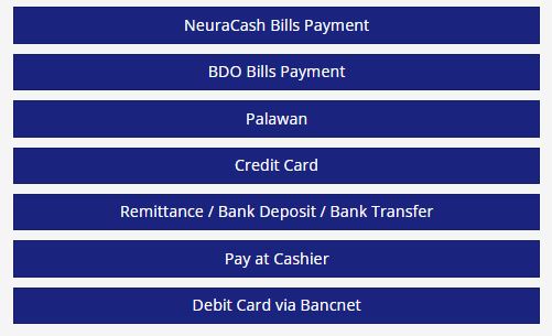 Payment Methods